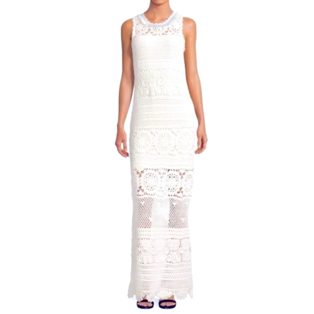 Elie Tahari Vala Crochet Lace Dress